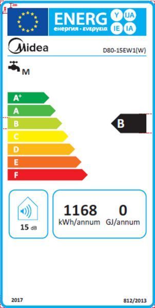 Водонагрівач MIDEA D80-15EW1(W) 4159 фото