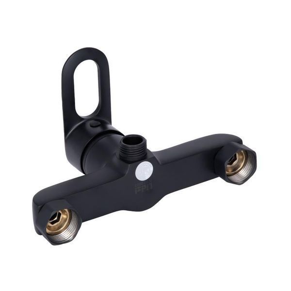 Змішувач для душу Lidz Latwa 010 (з душовим гарнітуром) (k40) LDLAT010BLA45421 Black SD00051545 фото