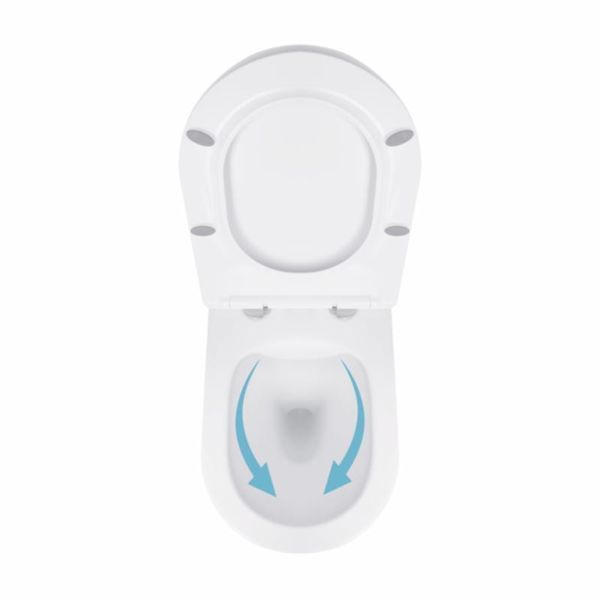 Унитаз подвесной Qtap Jay безободковый с сиденьем Soft-close QT07335176W SD00036224 фото
