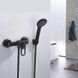 Змішувач для душу Lidz Latwa 010 (з душовим гарнітуром) (k40) LDLAT010BLA45421 Black SD00051545 фото 9