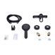 Змішувач для душу Lidz Latwa 010 (з душовим гарнітуром) (k40) LDLAT010BLA45421 Black SD00051545 фото 8
