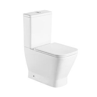 Унітаз-компакт Qtap Cardinal Ultra Quiet безободковий з сидінням Soft-close QT04222168AUQ3W SD00051950 фото