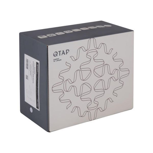 Змішувач для раковини Qtap Gemini (з гігієнічним душем) QTGEM272CRW45691 Chrome/White 2342793056 фото