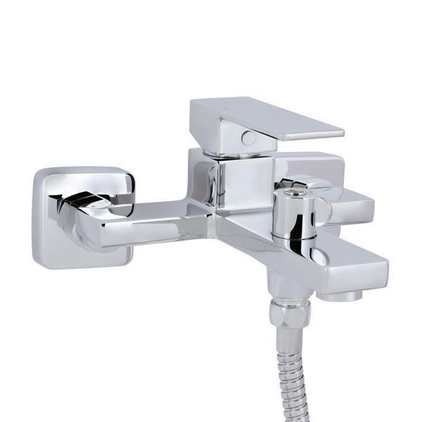 Змішувач для ванни Qtap Gemini (з душовим гарнітуром) QTGEM259CRM45681 Chrome 2303865971 фото