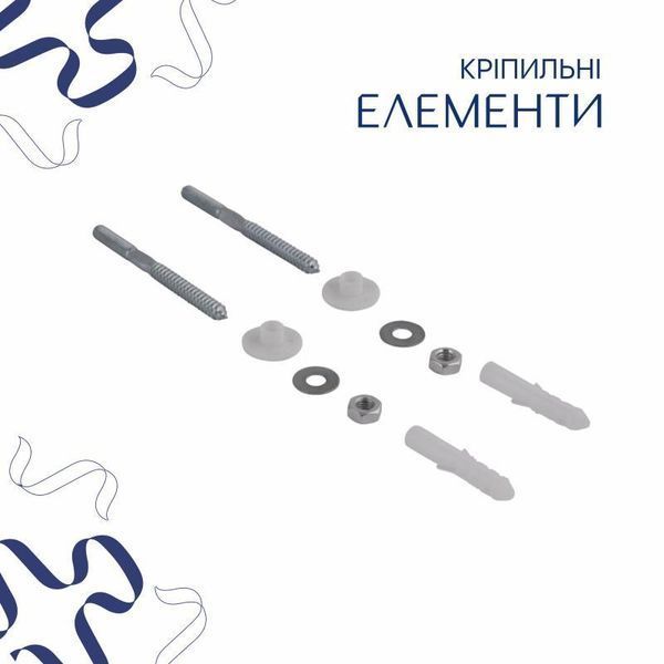 Комплект Qtap Nando LT: Раковина підвісна прамокутна 500х420х120 мм Matt Black + Донний клапан PU03O 2364863865 фото