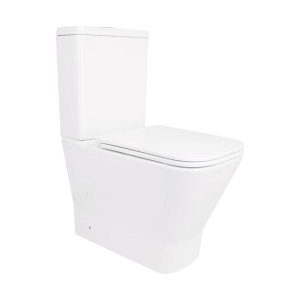 Унітаз-компакт Qtap Cardinal Ultra Quiet безободковий з сидінням Soft-close QT04222168AUQ3W SD00051950 фото