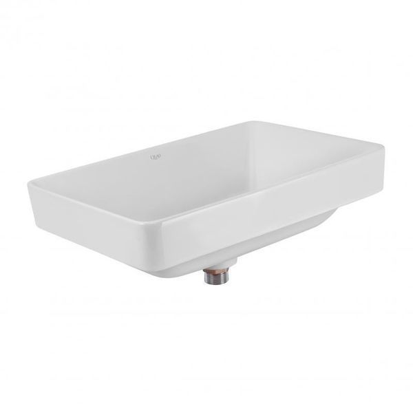 Раковина Qtap Crow 500x350x180 White с донным клапаном QT0511L582W SD00045948 фото