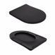Унітаз підлоговий Qtap Robin Ultra Quiet безобідковий з сидінням Soft-close MATT BLACK QT13226083AMB 2485615990 фото 8