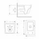Унитаз подвесной Qtap Crow Ultra Quiet 485&times;340&times;290 мм, Matt Black, с сиденьем Slim Duroplast/ Soft-close/ Quick Release 2855950230 фото 2