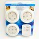 Светильники с пультом и таймером LED LIGHT (3 светильника) LED-3 фото 1