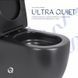 Унітаз підлоговий Qtap Robin Ultra Quiet безобідковий з сидінням Soft-close MATT BLACK QT13226083AMB 2485615990 фото 5