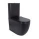 Унітаз підлоговий Qtap Robin Ultra Quiet безобідковий з сидінням Soft-close MATT BLACK QT13226083AMB 2485615990 фото 1