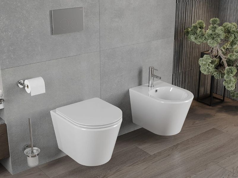Подвесной унитаз MEXEN RICO WHITE SLIM белый 2523708261 фото