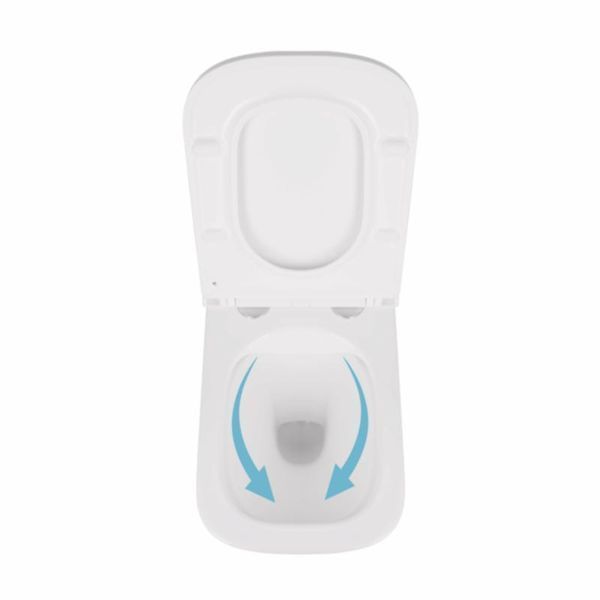 Унитаз подвесной Qtap Tern безободковый с сиденьем Soft-close QT1733052ERW SD00037240 фото