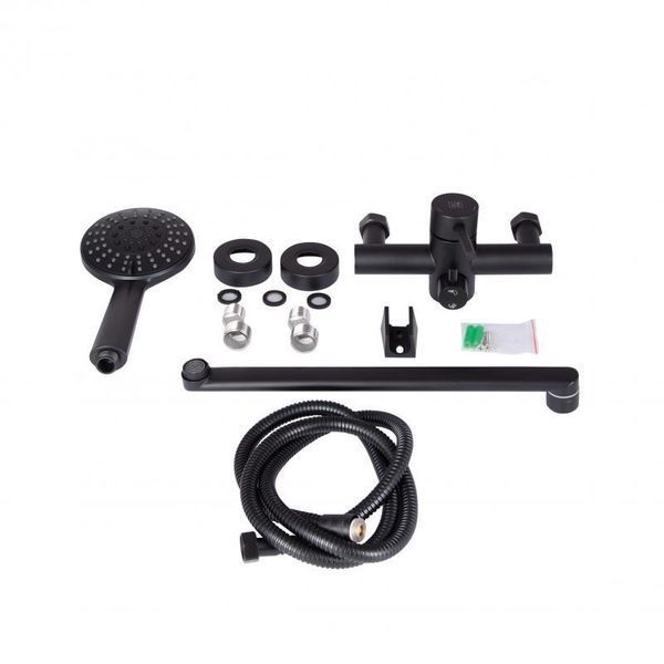 Змішувач для ванни Lidz Aria 05D-BES Black SD00049491 фото