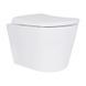 Унитаз подвесной Qtap Scorpio ML Ultra Quiet 490x365x325 мм, с сиденьем Soft-close MagLock, White QTSCOML26W49622 2980240281 фото 1