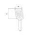 Лійка для ручного душу Qtap Rucni 245x95 мм прямокутна QTRUC125CRM45779 Chrome/White SD00051903 фото 2
