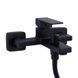 Змішувач для ванни Qtap Gemini (з душовим гарнітуром) QTGEM259BLM45682 Black Matt 2303865972 фото 3