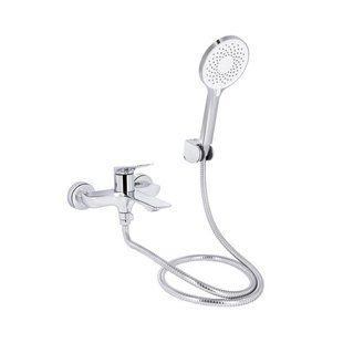 Змішувач для ванни Qtap Vlasta New (з душовим гарнітуром) QTVLA259CRM45642 Chrome 2302329904 фото