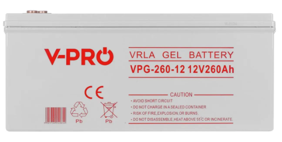 Аккумулятор VOLT GEL VPRO SOLAR 260Ah 12V (6AKUGEL260) 6AKUGEL220 фото