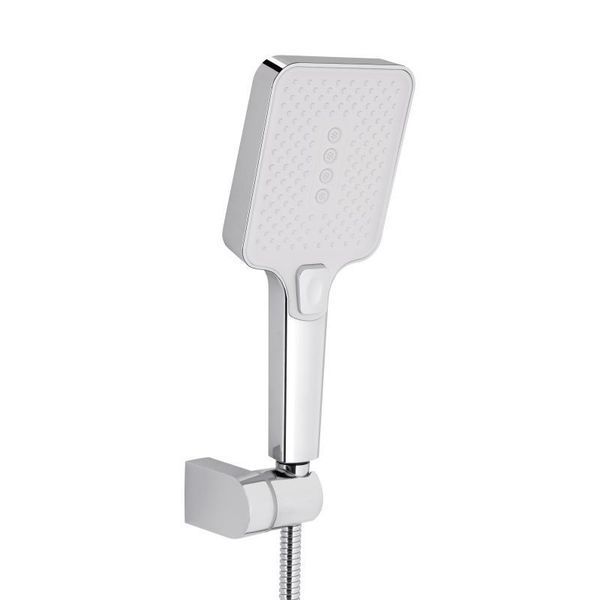 Змішувач для ванни Qtap Swan Cascada з поворотним виливом (з душовим гарнітуром) QTSWA260CRW45569 Chrome/White 2541290722 фото