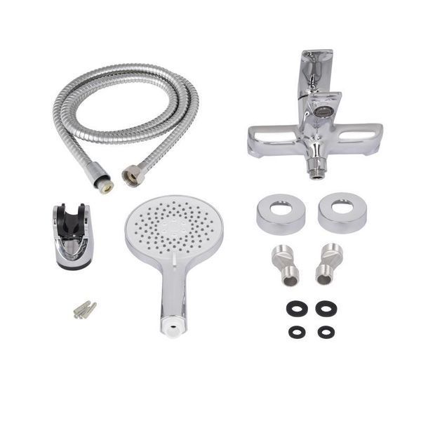 Змішувач для ванни Qtap Vlasta New (з душовим гарнітуром) QTVLA259CRM45642 Chrome 2302329904 фото