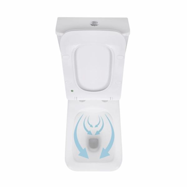 Унитаз-компакт Qtap Kalao безободковый с сиденьем Soft-close QT08221213AW SD00046562 фото