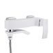 Змішувач для ванни Qtap Swan Cascada з поворотним виливом (з душовим гарнітуром) QTSWA260CRW45569 Chrome/White 2541290722 фото 4
