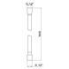 Шланг для ручного душа Qtap Hadice 1600 мм QTHADPVC160G Graphite SD00051169 фото 6