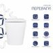 Унітаз підлоговий Qtap Tern безбачковий Ultra Quiet безобідковий безобідковий з сидінням Soft-close WHITE 2349605263 фото 4