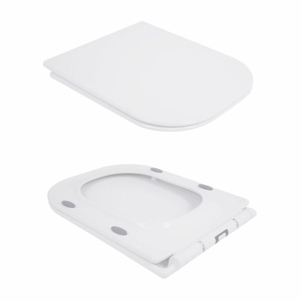 Унитаз-компакт Qtap Nando безободковый с сиденьем Soft-close QT12221222AW SD00046563 фото