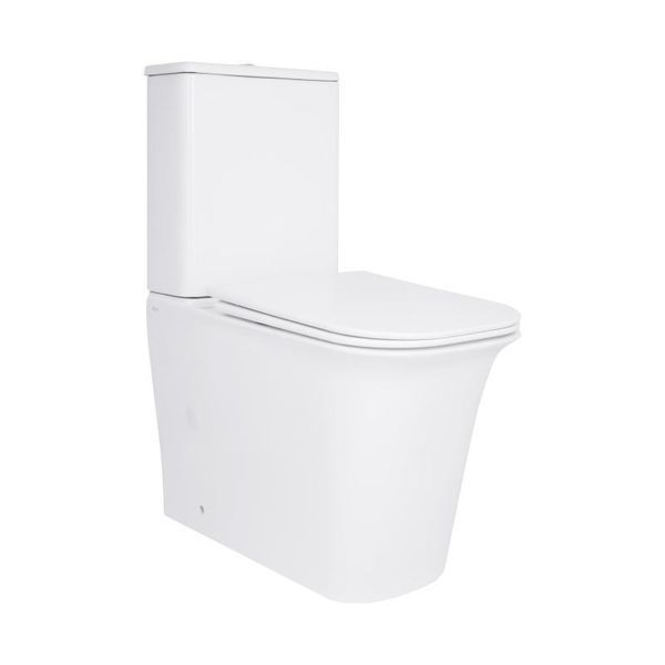 Унитаз-компакт Qtap Nando безободковый с сиденьем Soft-close QT12221222AW SD00046563 фото