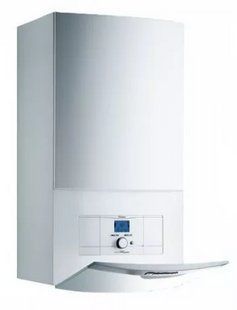 Газовый дымоходный котёл Vaillant atmoTEC plus VU 240/5-5 &mdash; надежный двухконтурный котёл для отопления и горячего водоснабжения жилых и коммерческих помещений. Оснащён традиционной атмосферной горелкой с дымоходным отведением, котёл обеспечивает эффективн 2817729202 фото