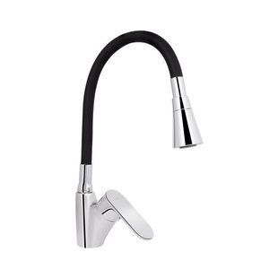 Смеситель для кухни Lidz Tani 007F3 с гибким изливом (k40) LDTAN007F3BCR37649 Black / Chrome 2542403564 фото