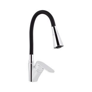 Змішувач для кухні Lidz Tani 007F3 з гнучким виливом (k40) LDTAN007F3BCR37649 Black / Chrome 2542403564 фото