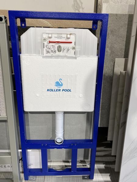 Комплект 5в1: Інсталяція Koller pool +Безободковий Підвісний унітаз Venta Focus Торнадо+ Клавіша CHROME KPF2 фото