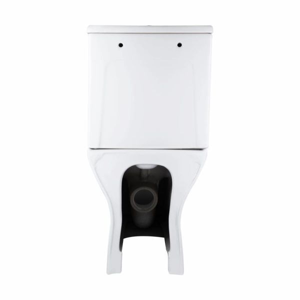 Унітаз підлоговий Qtap Aries Rimless безобідковий з сидінням Soft-close WHITE QT03228302W 2349605276 фото