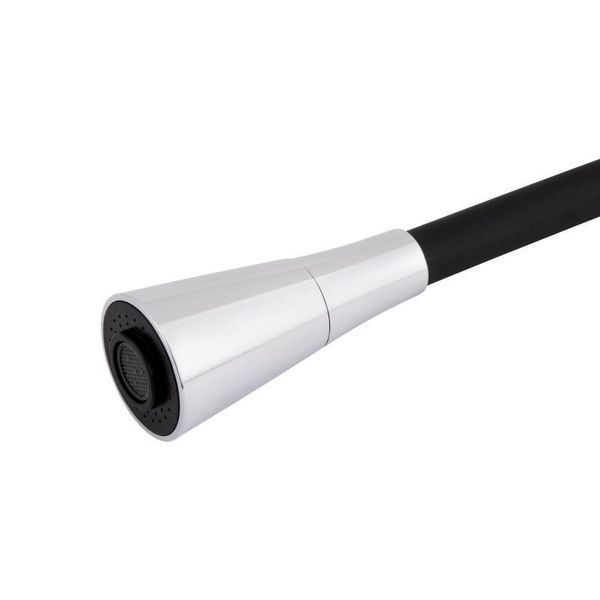 Змішувач для кухні Lidz Tani 007F3 з гнучким виливом (k40) LDTAN007F3BCR37649 Black / Chrome 2542403564 фото