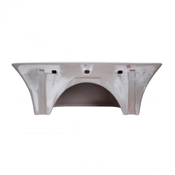Раковина подвесная моноблок двойная Qtap Virgo 1000х410х360 White с донным клапаном QT1811G760W SD00046566 фото