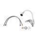 Змішувач для кухні Lidz Tani 008F3 з гнучким виливом (k40) LDTAN008F3WCR37037 White / Chrome 2489742075 фото 5