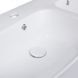 Раковина подвесная моноблок двойная Qtap Virgo 1000х410х360 White с донным клапаном QT1811G760W SD00046566 фото 12