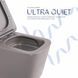 Унитаз подвесной Qtap Tern Ultra Quiet 520&times;345&times;325 мм, Stone grey, с сиденьем Slim Duroplast / Soft-close / Quick Release 3034942731 фото 5