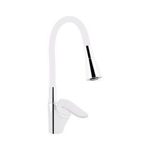Змішувач для кухні Lidz Tani 007F3 з гнучким виливом (k40) LDTAN007F3WCR40423 White / Chrome 2542403565 фото