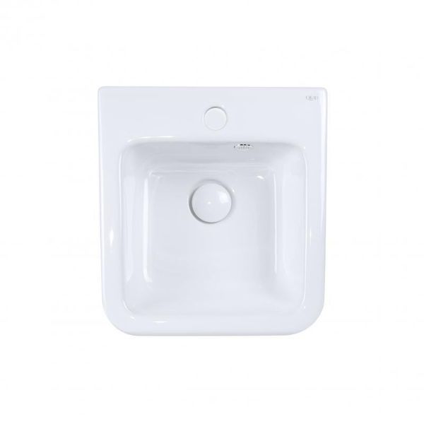 Раковина подвесная моноблок Qtap Tern 370х410х400 White с донным клапаном QT1711G808W SD00046568 фото