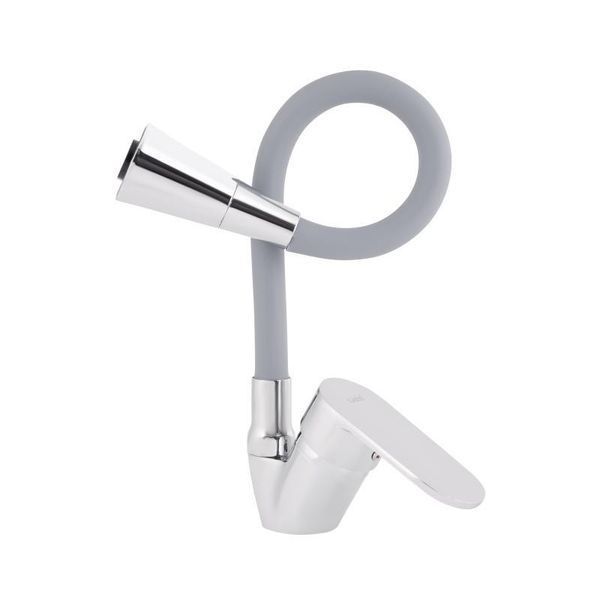 Змішувач для кухні Lidz Tani 008F3 з гнучким виливом (k40) LDTAN008F3GCR39507 Grey / Chrome 2489742076 фото