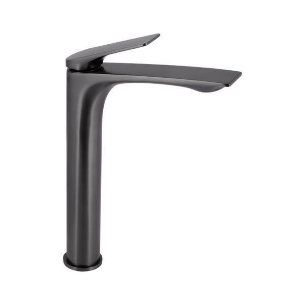Смеситель для раковины Qtap Vlasta New высокий QTVLA269GMB45653 Gunmetal Black PVD 2356227909 фото