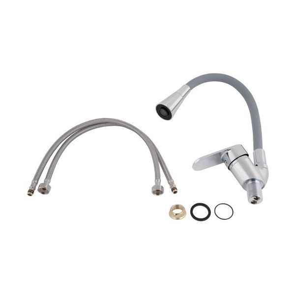 Змішувач для кухні Lidz Tani 008F3 з гнучким виливом (k40) LDTAN008F3GCR39507 Grey / Chrome 2489742076 фото