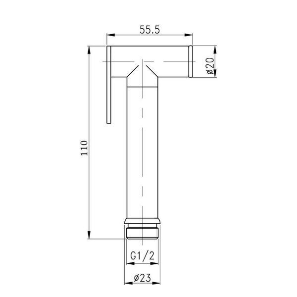 Лейка для ручного душа Qtap Kolo QT889910842855OB SD00048964 фото