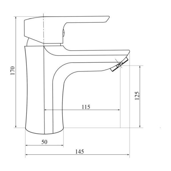 Смеситель для раковины Brinex 35B 001 SD00036351 фото