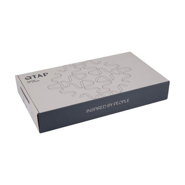 Змішувач для раковини Qtap Vlasta New високий QTVLA269GMB45653 Gunmetal Black PVD 2356227909 фото